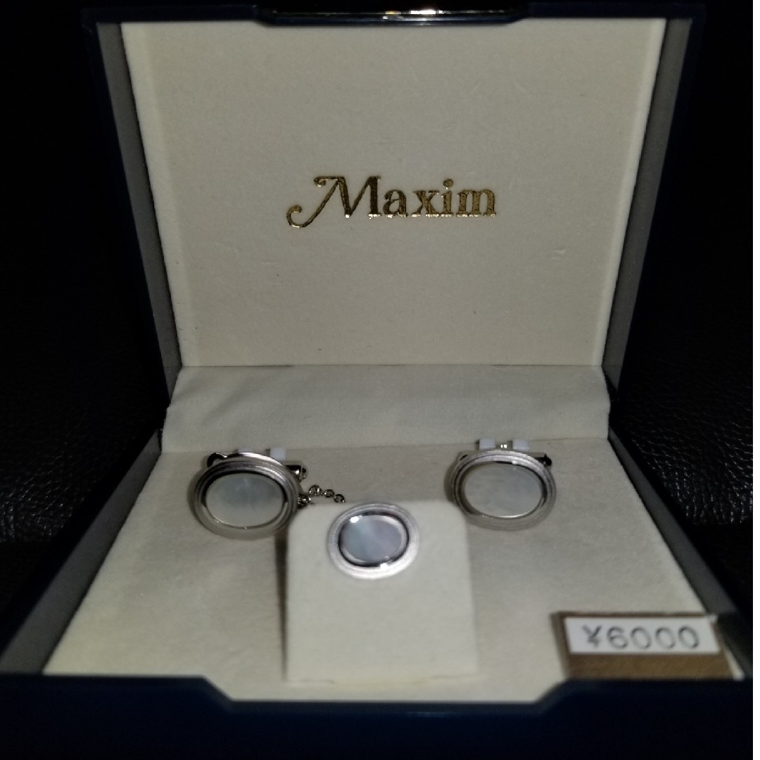 Maxim(マキシン)のMaxim   ネクタイピン　カフス　セット メンズのファッション小物(ネクタイピン)の商品写真