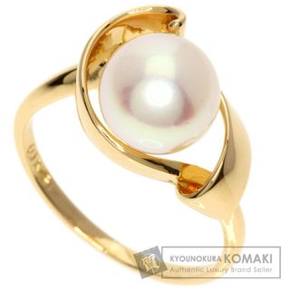 タサキ(TASAKI)のTASAKI アコヤパール 真珠 リング・指輪 K18PG レディース(リング(指輪))