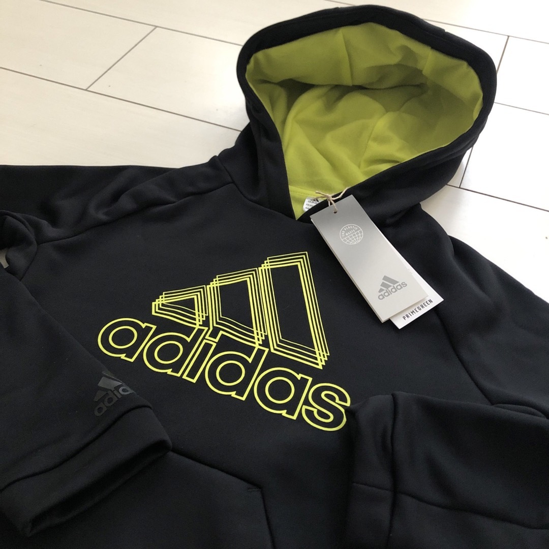 adidas(アディダス)の☆￥5,159アディダスadidas☆ジュニアフーディー【１５０】☆ キッズ/ベビー/マタニティのキッズ服男の子用(90cm~)(ジャケット/上着)の商品写真