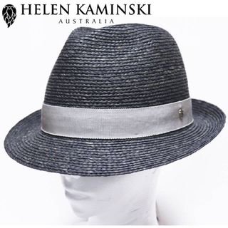 ヘレンカミンスキー(HELEN KAMINSKI)の《ヘレンカミンスキー》新品 上質ラフィア中折れハット ONEサイズ(57.5)(麦わら帽子/ストローハット)