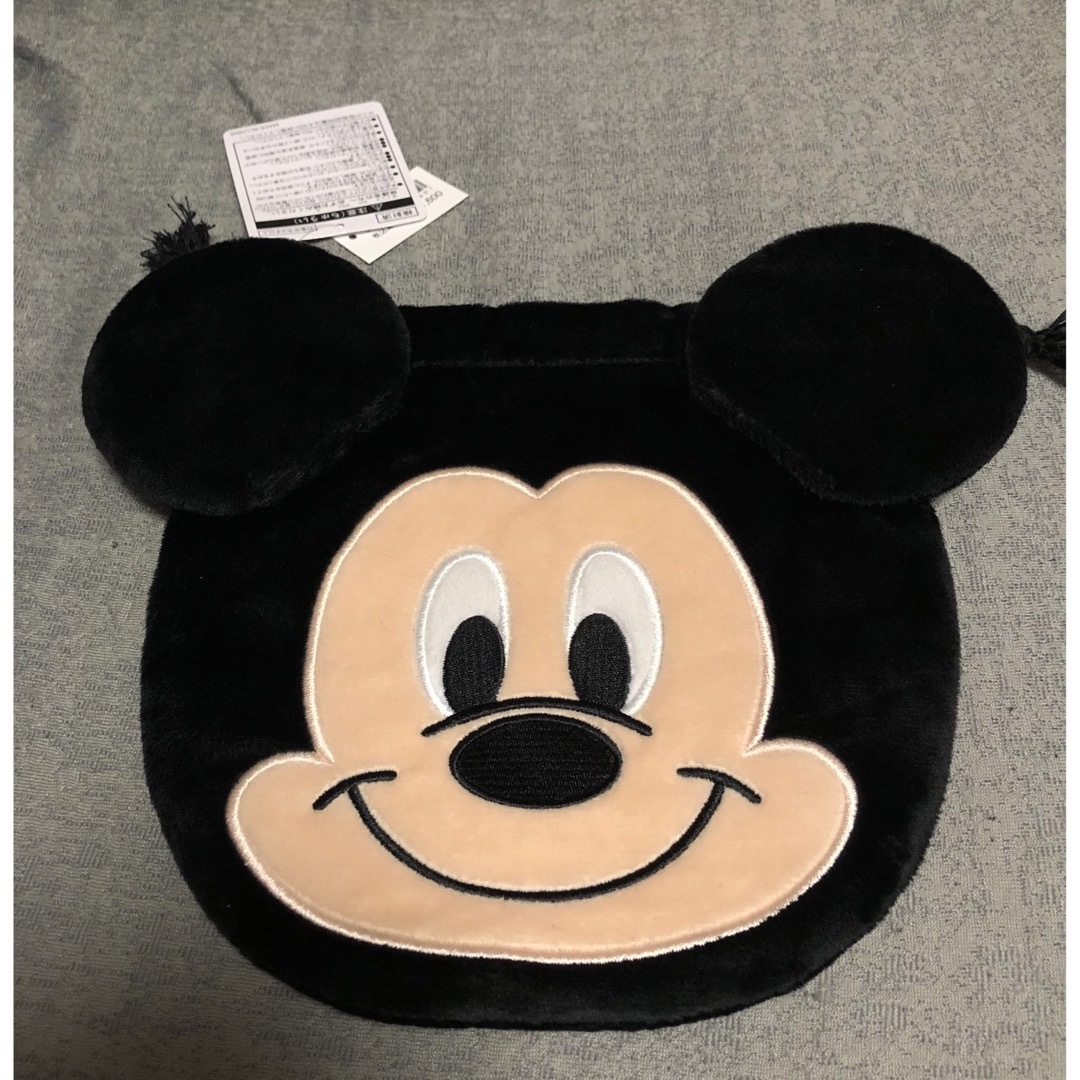 Disney(ディズニー)の巾着　ディズニーランド　ディズニーシー　ミッキー  エンタメ/ホビーのおもちゃ/ぬいぐるみ(キャラクターグッズ)の商品写真