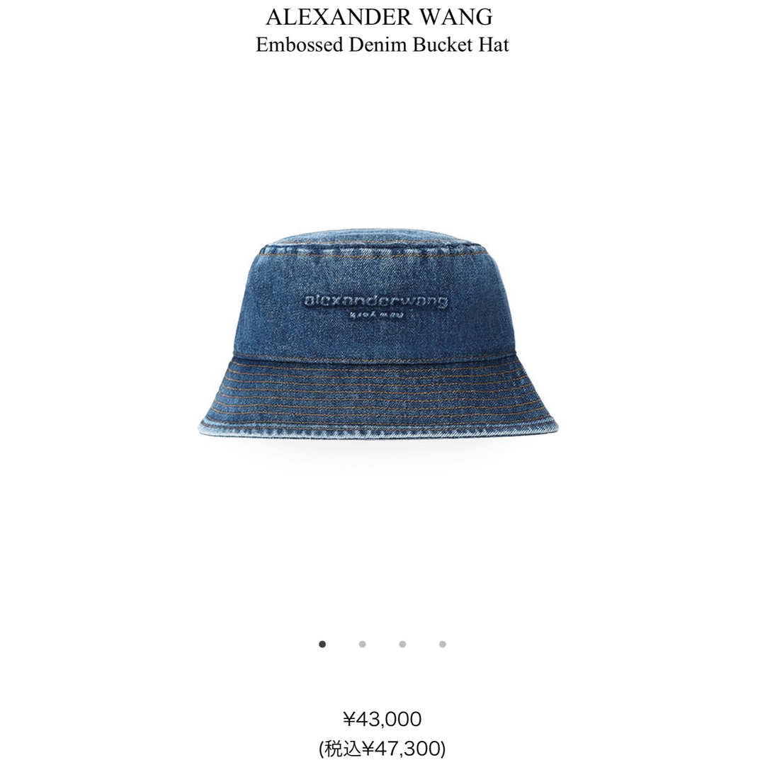 Alexander Wang - 定価以下 ALEXANDER WANG Denim Bucket Hatの通販 by