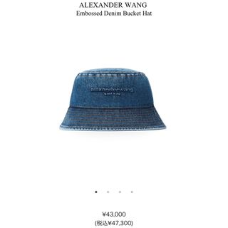 アレキサンダーワン(Alexander Wang)の定価以下 ALEXANDER WANG Denim Bucket Hat(ハット)