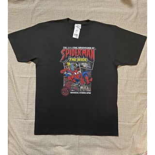 ユニバーサルスタジオジャパン(USJ)のUSJ 限定　スパイダーマン　Tシャツ　Ｌサイズ(Tシャツ/カットソー(半袖/袖なし))