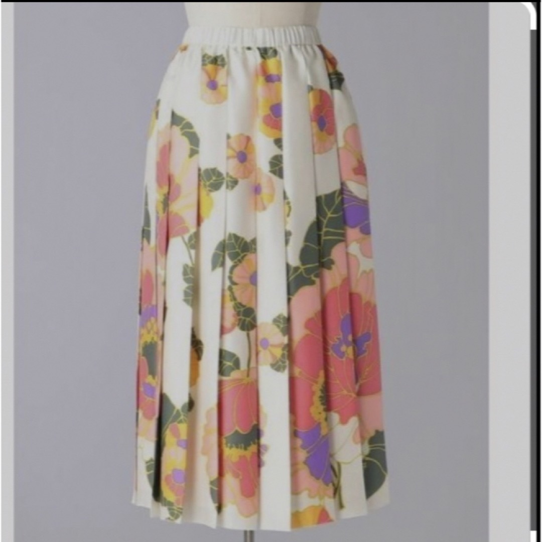 レディースBLAMINKブラミンク2020SS チュール刺繍スカート　36 未使用