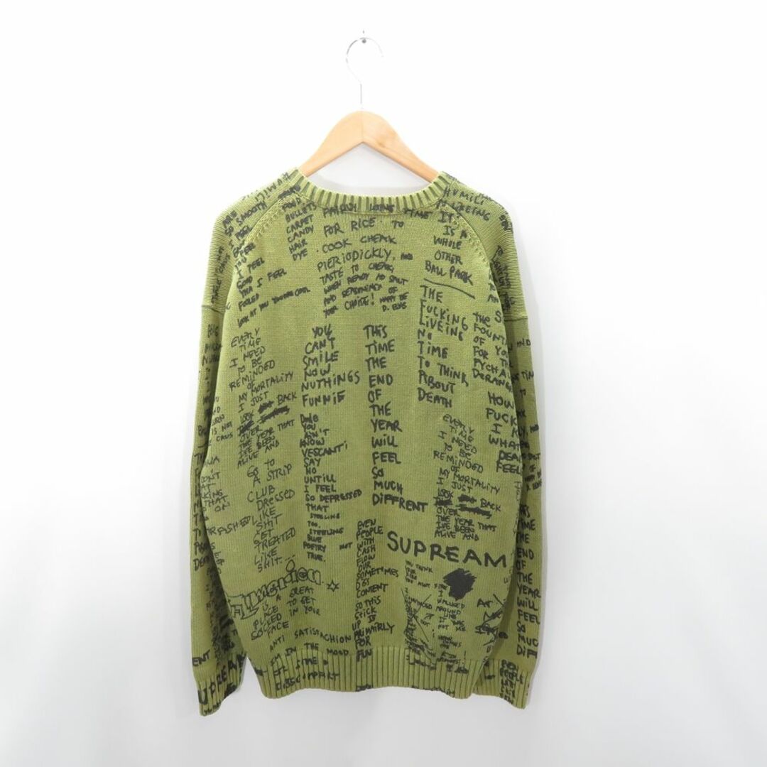 SUPREME 23ss Gonz Poems Sweater SIZE XL