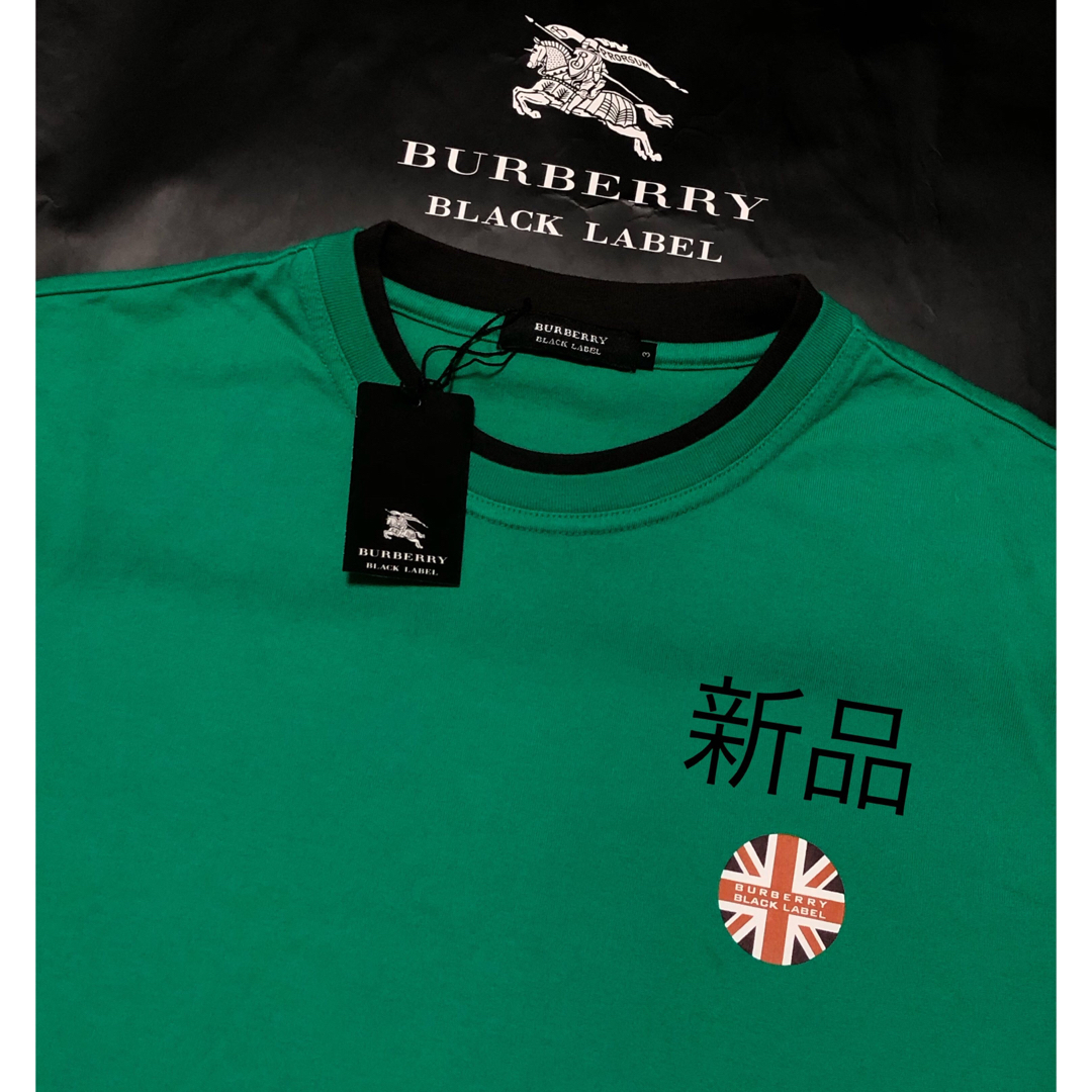 グリーンサイズ新品 バーバリーブラックレーベル メンズ Tシャツ3