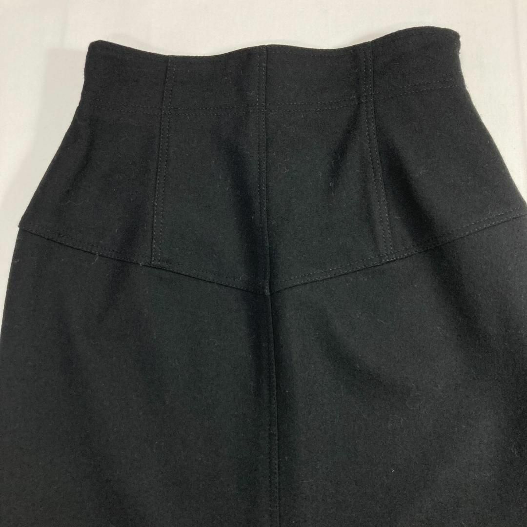 ★大人気★BALLSEY ウールタイトスカート ブラック レディース レディースのスカート(ひざ丈スカート)の商品写真
