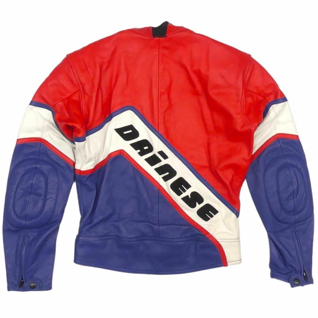 DAINESE ダイネーゼ レザーレーシングスーツ 本革 ツナギ 赤 DAINESE ダイネーゼ レザーレーシングスーツ 本革 ツナギ 赤