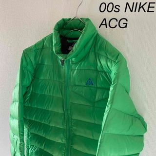 超希少 90s Nike ダウンジャケット ビッグスウォッシュ グリーン