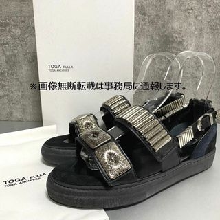 トーガプルラ 20AW ARCHIVES Metal sneaker sandals TP02-AJ664 メタルスニーカーサンダル レディース 38