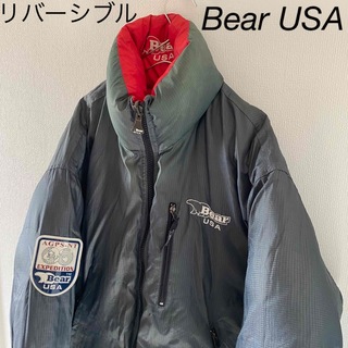 Bear USA ダウンジャケット 赤 肉厚 90s 00s  ビンテージ