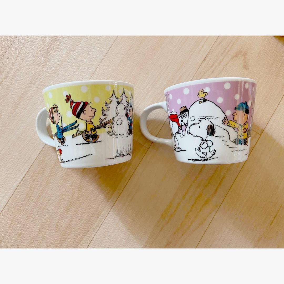 SNOOPY(スヌーピー)のスヌーピーマグ(2点セット) インテリア/住まい/日用品のキッチン/食器(グラス/カップ)の商品写真