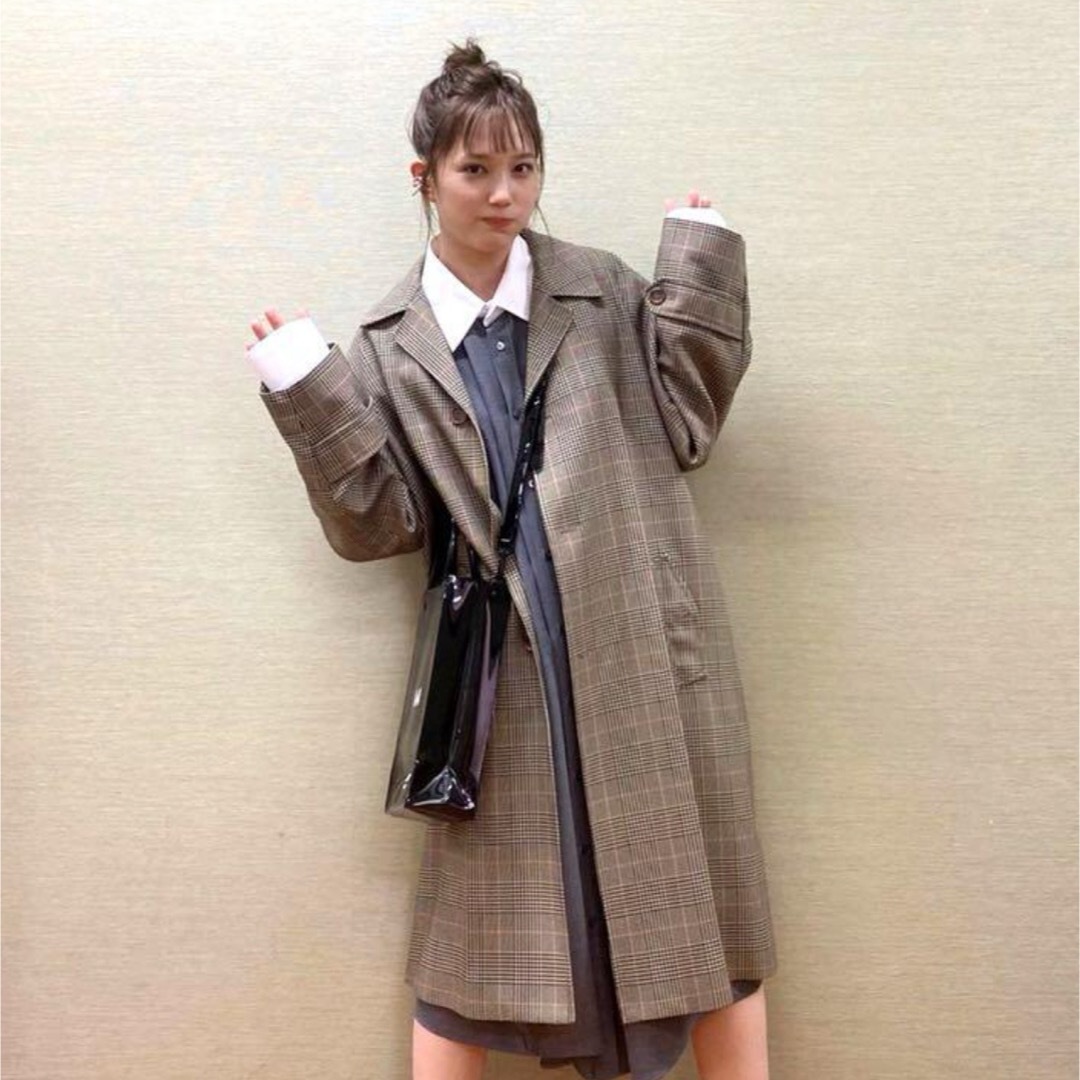 新品/38 本田翼さん愛用 メゾン マルジェラ チェック コート 新品/38 本田翼さん愛用 メゾン マルジェラ チェック コート