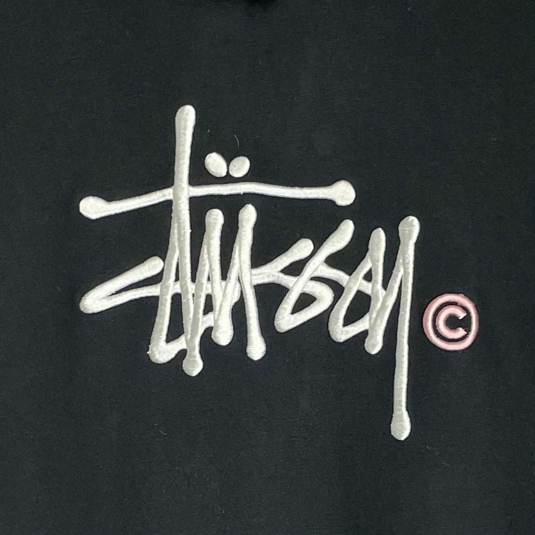 STUSSY - 【即完売モデル】ステューシー パーカー センター刺繍ロゴ