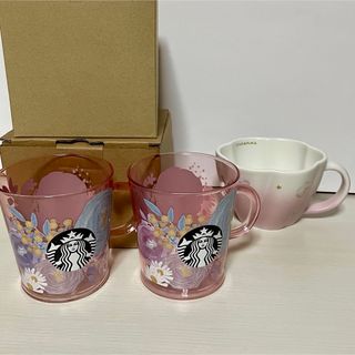 スターバックス(Starbucks)の【新品未使用】Starbucks 母の日マグ♡3点セット❁⃘*.゜(食器)