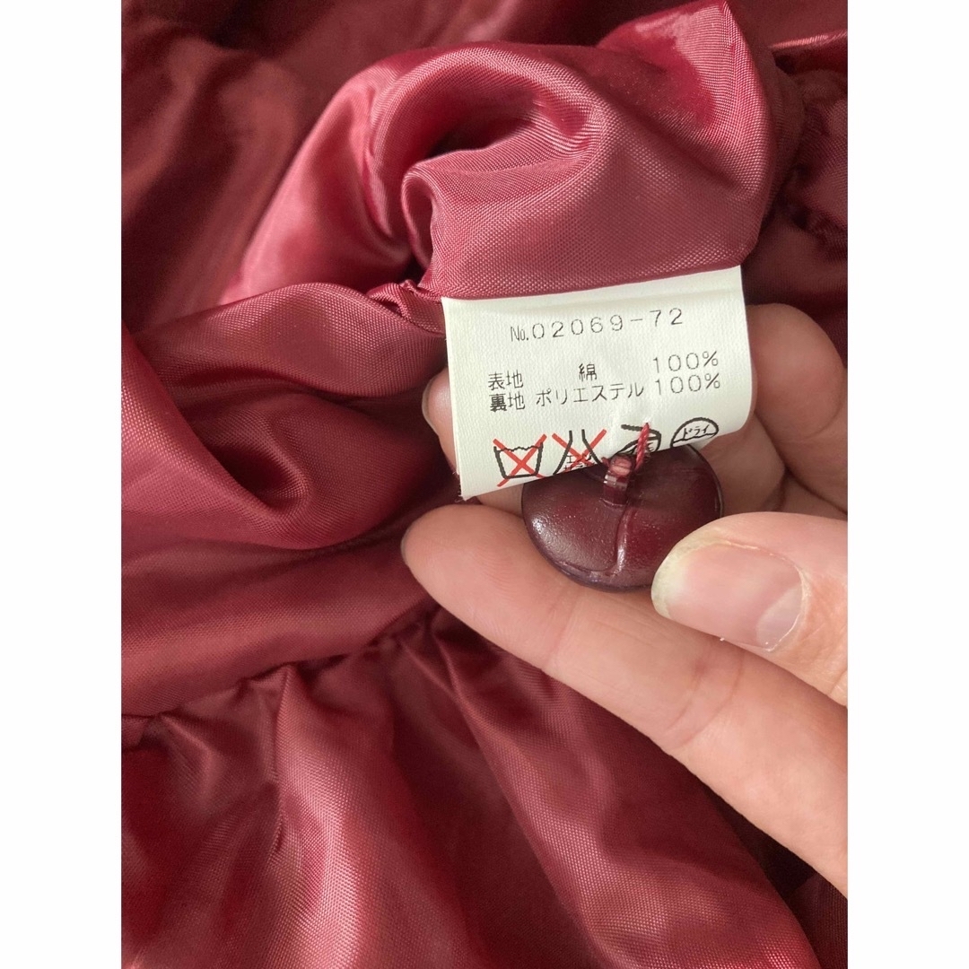 PUTUMAYO(プトマヨ)の値下げしました　プトマヨ コート　ロリータ　赤 レディースのジャケット/アウター(ロングコート)の商品写真