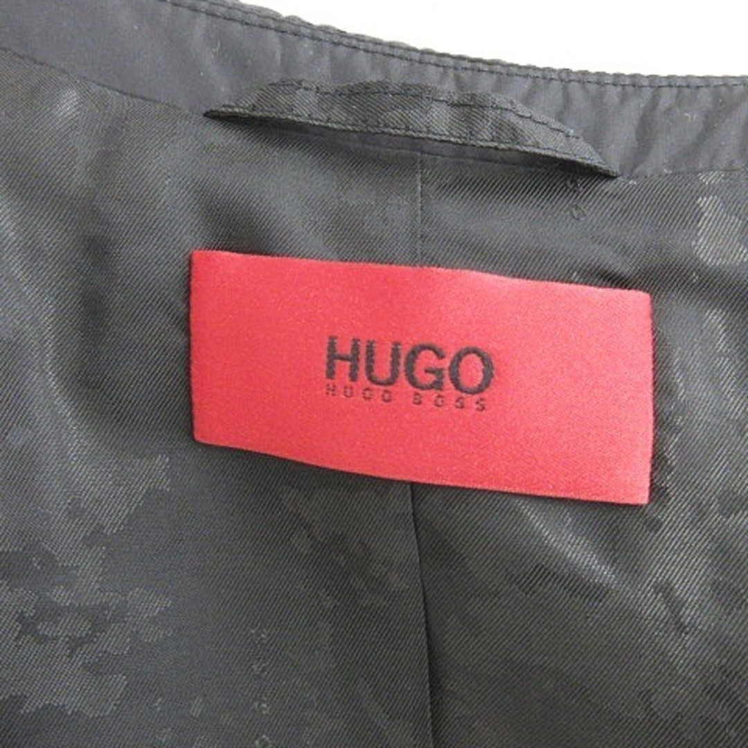 HUGO BOSS(ヒューゴボス)のヒューゴボス HUGO BOSS ジャケット テーラード ストレッチ 黒 44 メンズのジャケット/アウター(テーラードジャケット)の商品写真