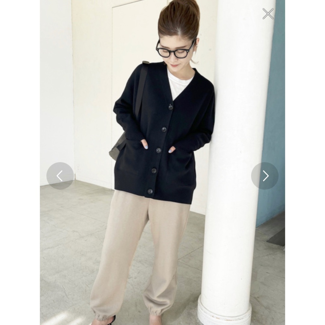 Spick&Span ダブルジャガードビッグカーディガン