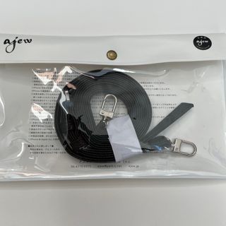 ajew - ajew エジュー ストラップ ベージュ×ブルー×ホワイト×ブラック ... 【新品未使用】エジュー ajew ストラップ ブラック ブルー ベージュ