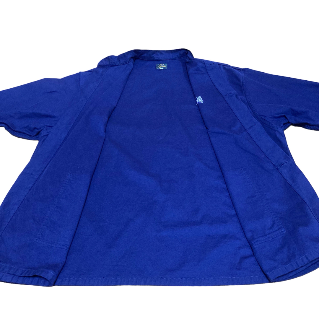 ニードルス　シャツ　ジャケット　アーミー　Lサイズ　パピヨン　紫　オーバーサイズ
