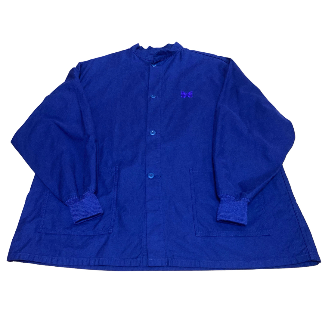 ニードルス　シャツ　ジャケット　アーミー　Lサイズ　パピヨン　紫　オーバーサイズ