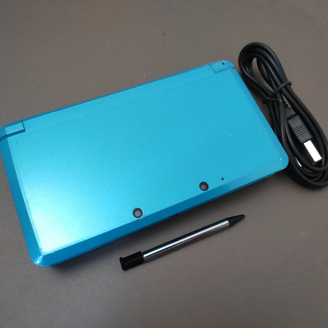 ニンテンドー3DS - 安心の整備済み！◆任天堂3DS 中古本体◆ライトブルー◆28