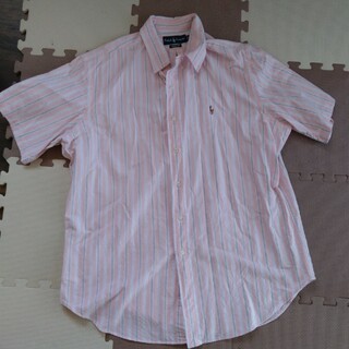 ラルフローレン(Ralph Lauren)のラルフローレン　ピンク色半袖シャツ(シャツ/ブラウス(半袖/袖なし))