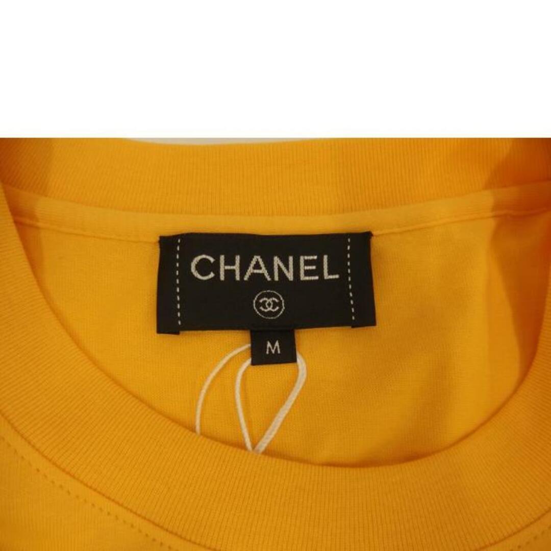 <br>CHANEL シャネル/長袖Tシャツ/イエロー/ビーズ/P61051/M/レディースインナー/SAランク/82【中古】 レディースのトップス(Tシャツ(半袖/袖なし))の商品写真