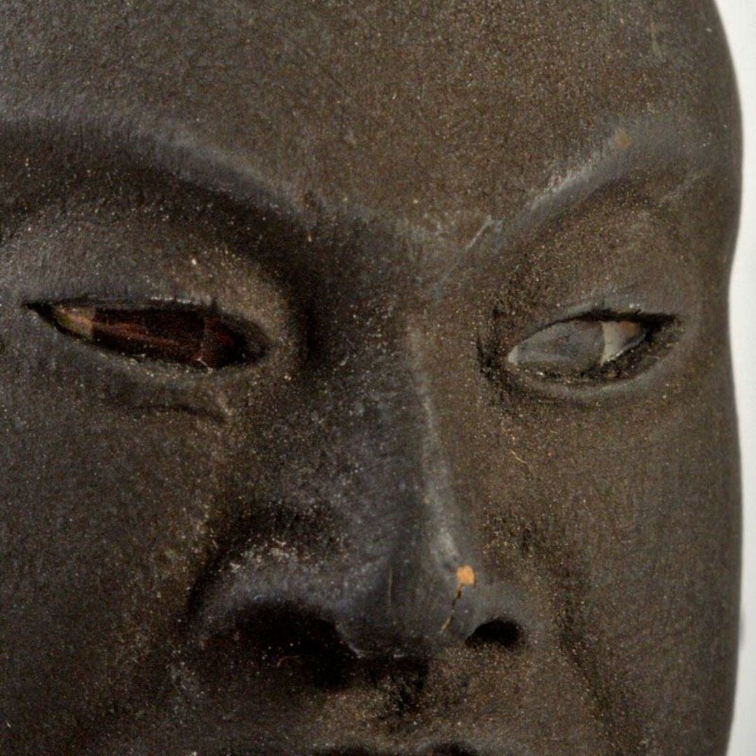 仏教美術 木彫 玉眼入 禅僧像 僧侶像 置物 D R6475 仏教美術 木彫 玉眼入 禅僧像 僧侶像 置物 D R6475