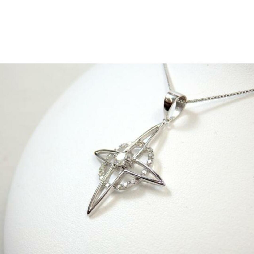 K18WGダイヤネックレス0.348/0.24ct/ネックレス/Bランク/67 K18WGダイヤネックレス0.348/0.24ct/ネックレス/Bランク/67