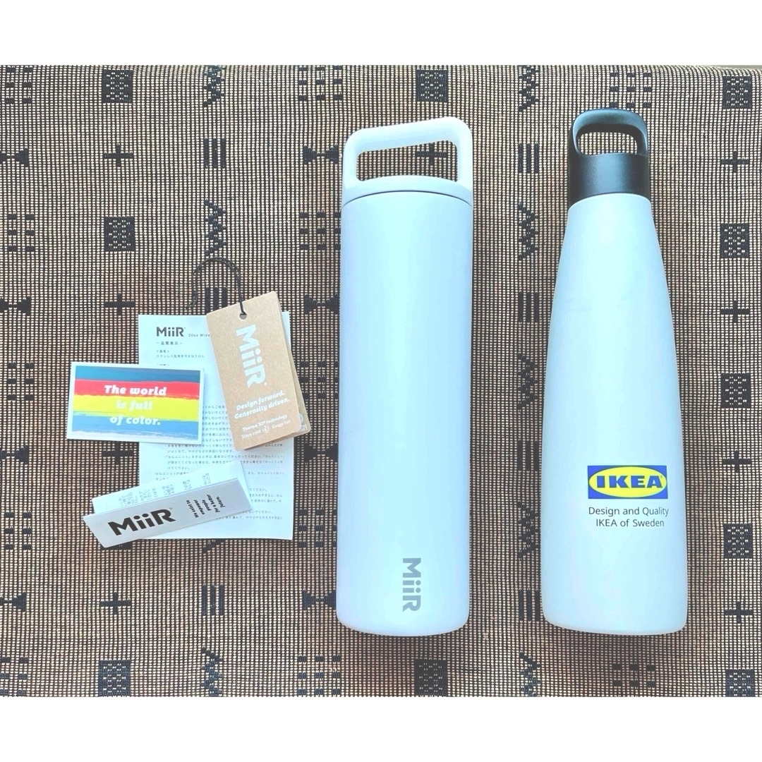 MiiR WIDE MOUTH 20oz/591ml, IKEA 500ml新品 キッズ/ベビー/マタニティの授乳/お食事用品(水筒)の商品写真