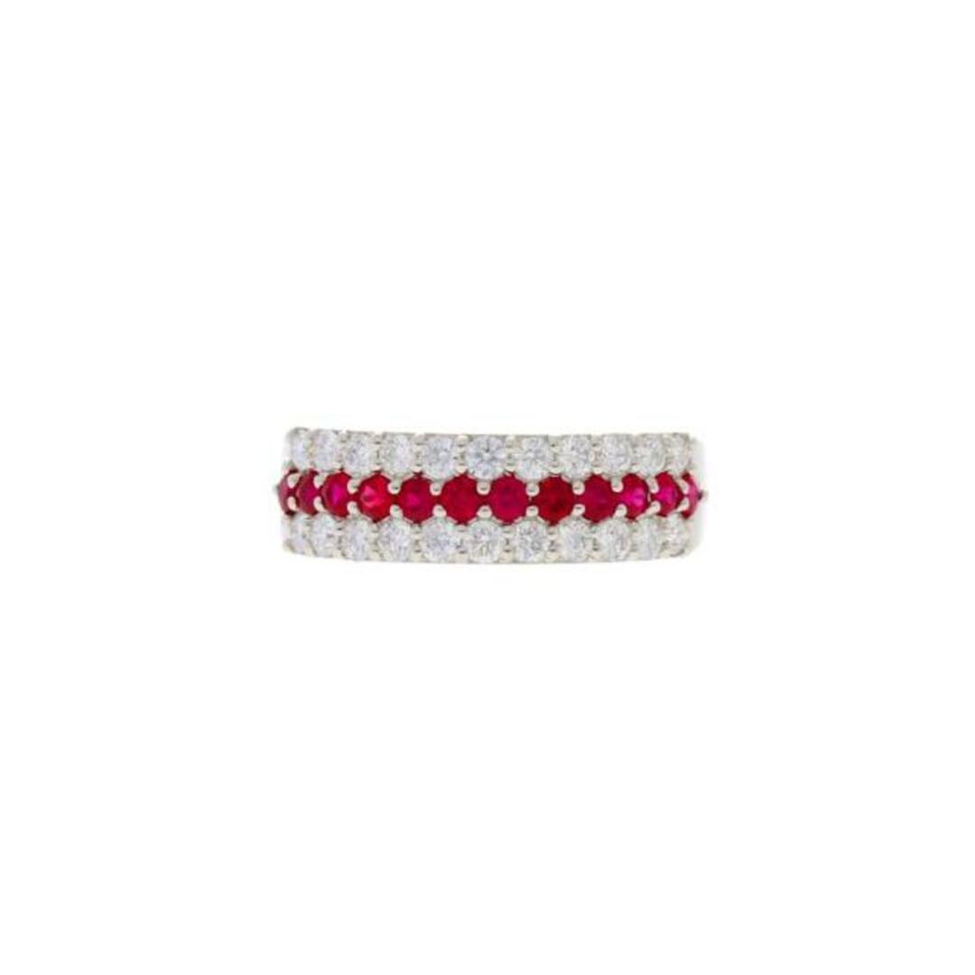 PT900ルビーダイヤリング0.44/D0.62ct/#12/リング/Aランク/67【中古】