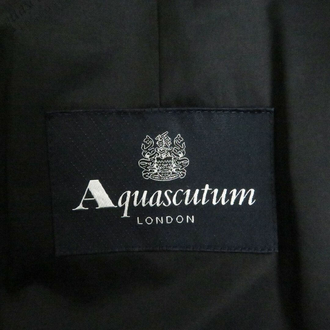 AQUA SCUTUM - 美品□Aquascutum LONDON アクアスキュータム シルク100