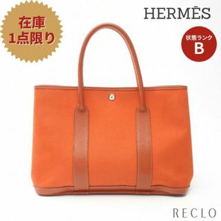 HERMES エルメス トワルアッシュ カントリー ガーデンパーティTPM ハンドバッグ - ブラウン by