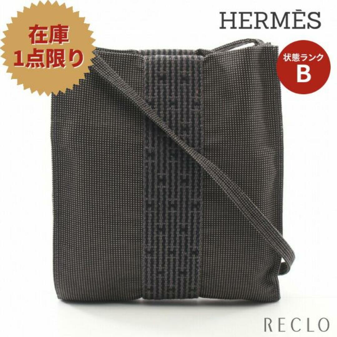 【美品】Hermès エルメス　オメニトゥ　ポシェット ショルダー　ダークグレー