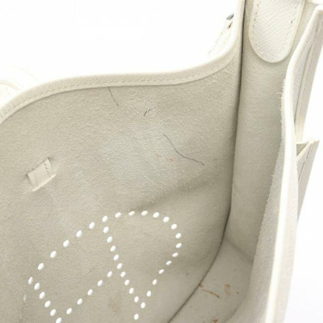 Hermes(エルメス)のエヴリン 2 ドゥ PM ショルダーバッグ ヴォーエプソン ホワイト シルバー金具 □K刻印 レディースのバッグ(ショルダーバッグ)の商品写真