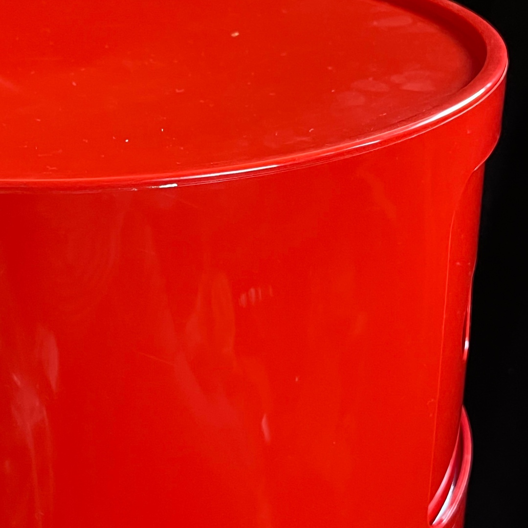 kartell - カルテル コンポニビリ レッド 赤 3段 Kartell Componibili