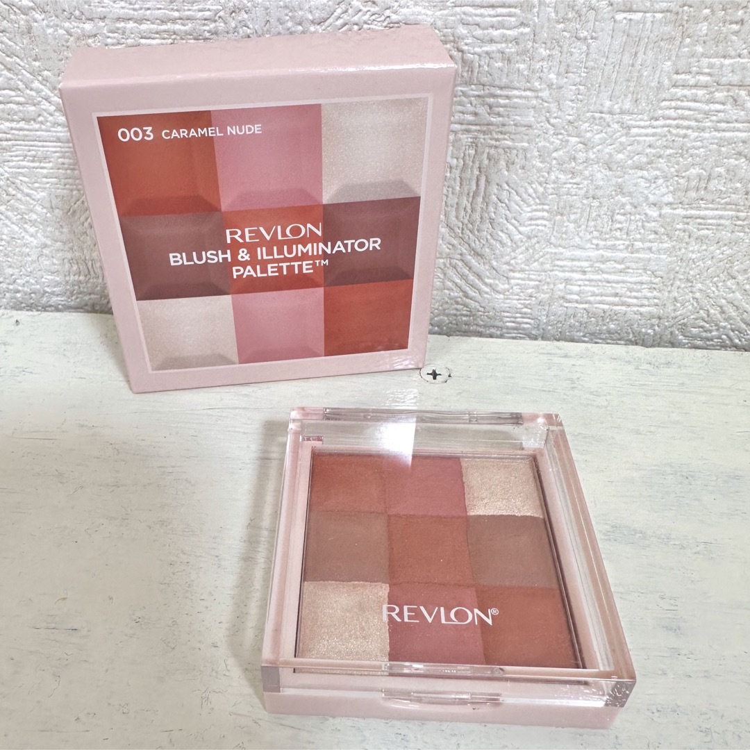 REVLON(レブロン)のレブロン ブラッシュ＆イルミネーター パレット 003 キャラメル ヌード(8. コスメ/美容のベースメイク/化粧品(チーク)の商品写真