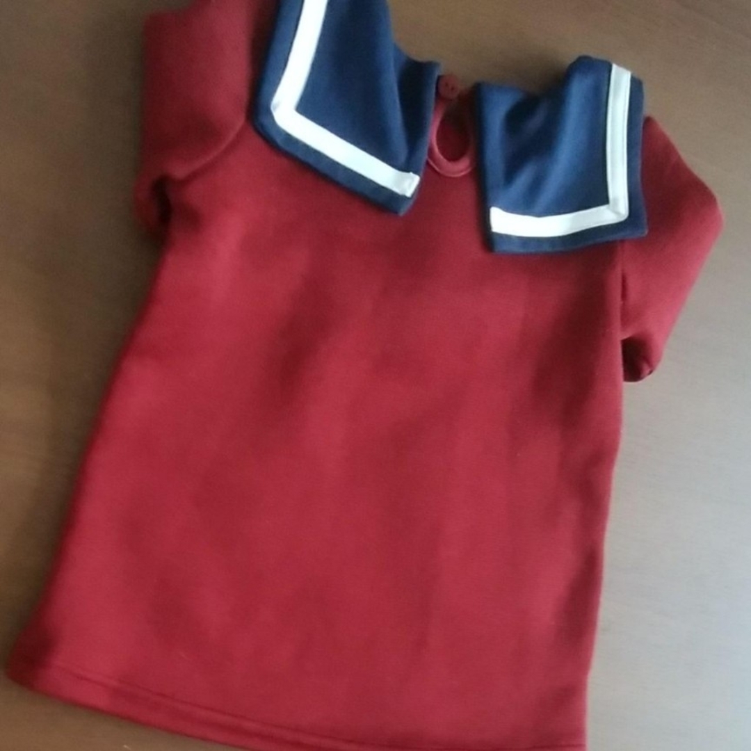 マリン風チュニック キッズ/ベビー/マタニティのベビー服(~85cm)(ワンピース)の商品写真