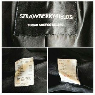 STRAWBERRY-FIELDS - ストロベリーフィールズ ロングコート カシミヤ