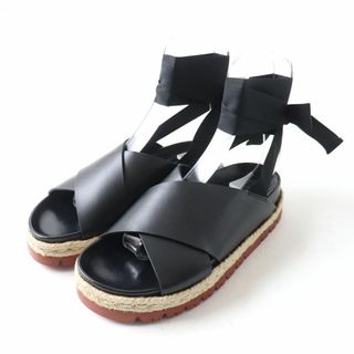 Marni - 未使用品☆定価94600円 MARNI マル二 アンクルリボン レザー