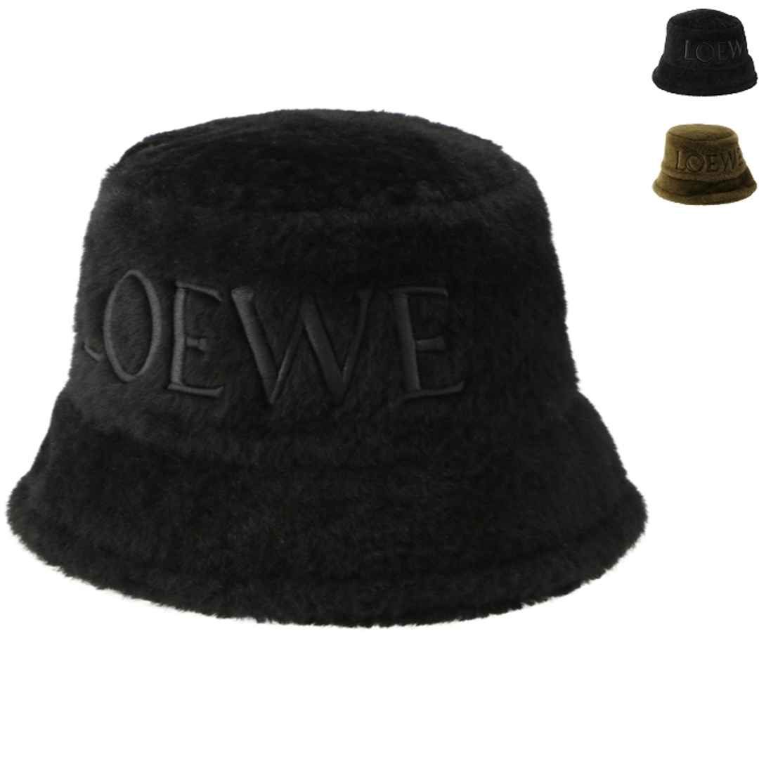 LOEWE(ロエベ)のロエベ LOEWE バケットハット シアリング エンブロイダリーロゴ 2023年秋冬新作 K820HB1X70 0091  レディースの帽子(ハット)の商品写真