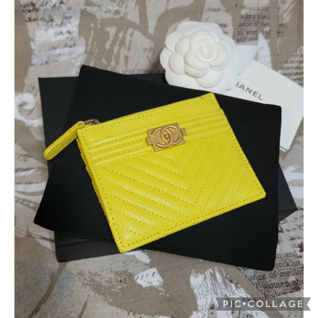 CHANEL✨シャネル✨財布✨ボーイシャネル✨ マトラッセ✨コインカードケース✨小物