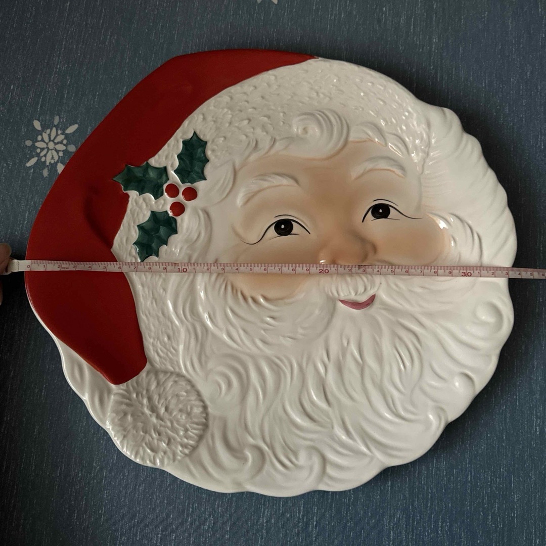サンタクロース　クリスマス　パーティー　大皿　プレート インテリア/住まい/日用品のキッチン/食器(食器)の商品写真