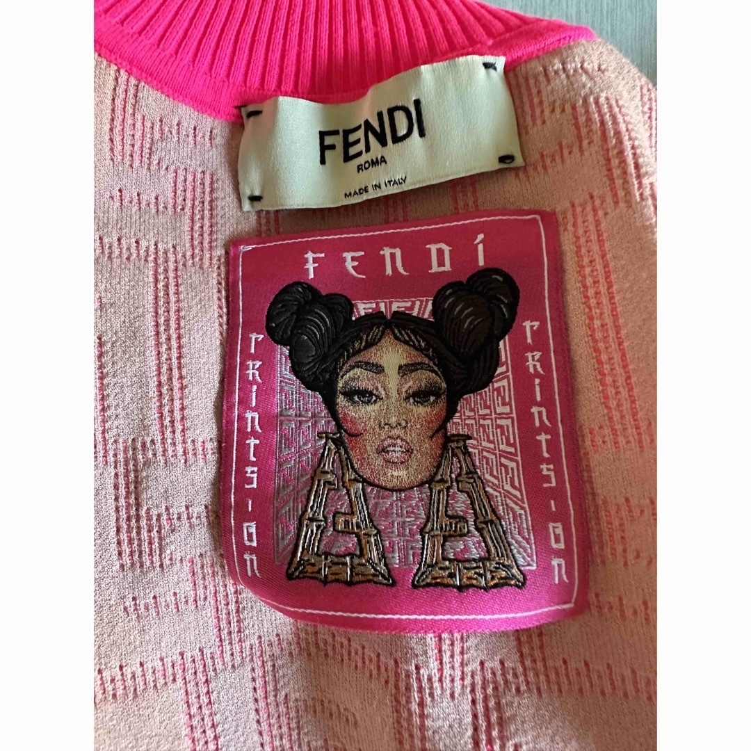 FENDI(フェンディ)のFENDI✖︎ NICKI MINAJ フェンディ　ニッキー　コラボ！美品！ レディースのワンピース(ロングワンピース/マキシワンピース)の商品写真