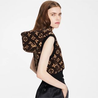 ルイヴィトン(LOUIS VUITTON)のlouis vuitton ルイヴィトン　 テディ　ボアフードベスト　ジャケット(ベスト/ジレ)