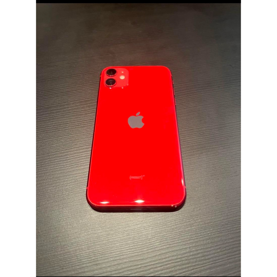 iPhone 11 (PRODUCT)RED 128 GB SIMフリーの通販 by H's shop｜ラクマ