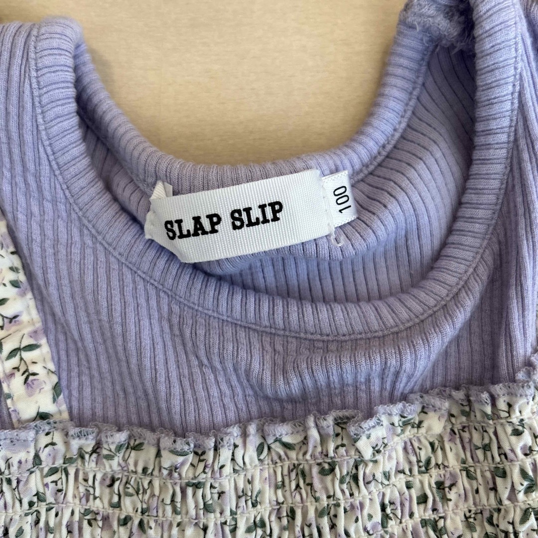 SLAP SLIP(スラップスリップ)のBeBe 100cm Tシャツ　SLAP SLIP べべ キッズ/ベビー/マタニティのキッズ服女の子用(90cm~)(Tシャツ/カットソー)の商品写真