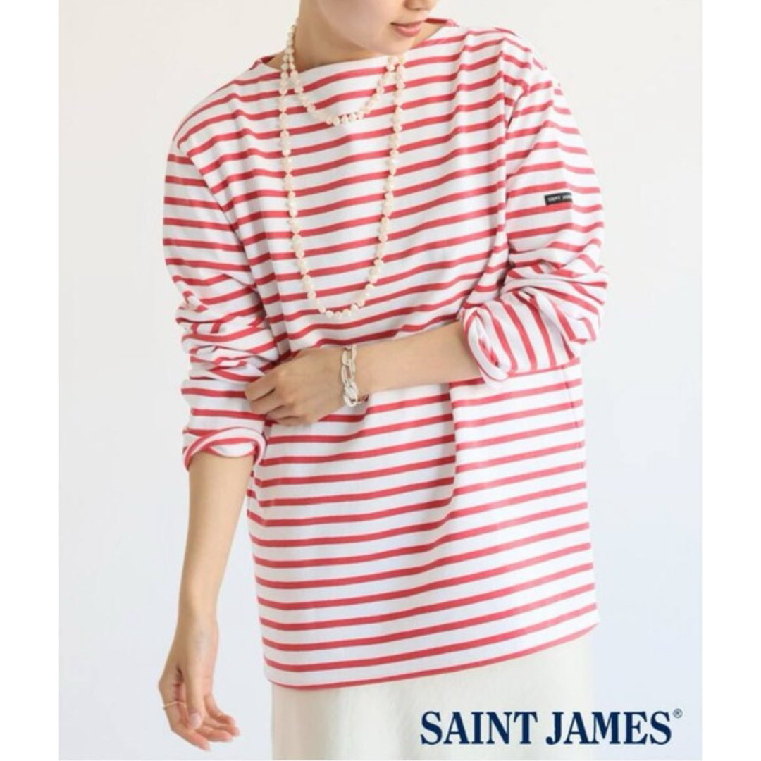 SAINT JAMES(セントジェームス)のSAINT JAMES  OUESSANT / ウェッソン ボーダー レディースのトップス(カットソー(長袖/七分))の商品写真